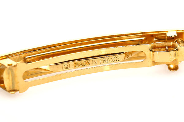 シャネル ゴールド メッキ バレッタ ヘアアクセサリー レディース CHANEL 中古