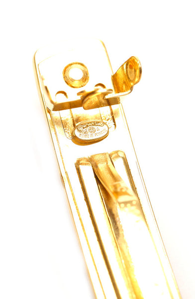 シャネル ゴールド メッキ バレッタ ヘアアクセサリー レディース CHANEL 中古