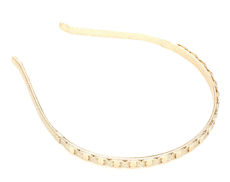 サルヴァトーレフェラガモ ヴァラ ゴールド レザー カチューシャ ヘアアクセサリー  レディース Salvatore Ferragamo 中古