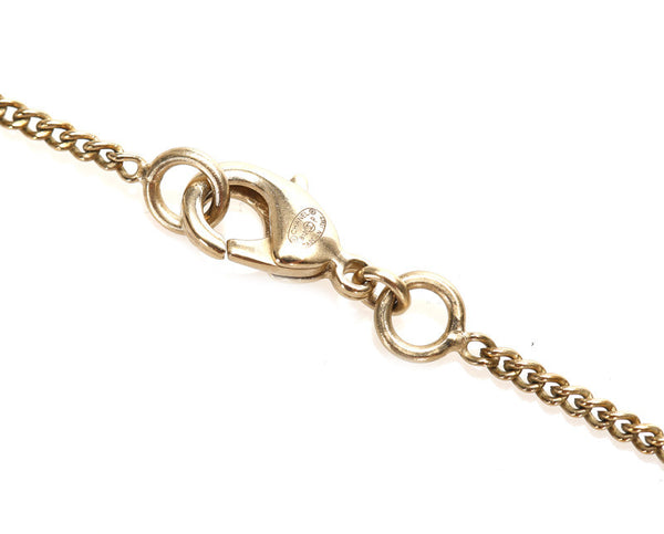 シャネル ゴールド メッキ ココマーク パール ネックレス レディース CHANEL 中古