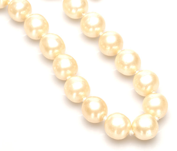 シャネル ゴールド メッキ パール ネックレス レディース CHANEL 中古