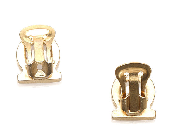 サルヴァトーレフェラガモ ゴールド メッキ ガンチーニ イヤリング レディース Salvatore Ferragamo 中古