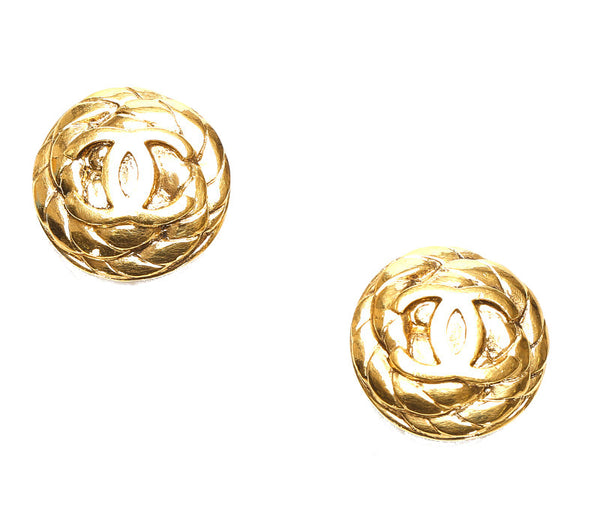 シャネル ゴールド メッキ ココマーク イヤリング レディース CHANEL 中古
