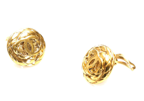 シャネル ゴールド メッキ ココマーク イヤリング レディース CHANEL 中古