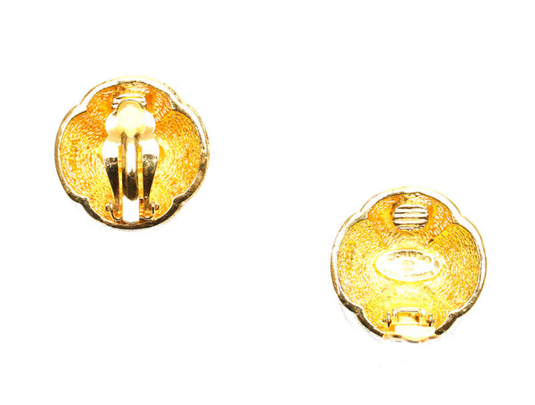 シャネル ゴールド メッキ ココマーク イヤリング レディース CHANEL 中古