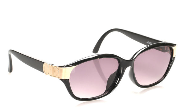 クリスチャンディオール ブラック プラスチック サングラス ユニセックス Christian Dior 中古