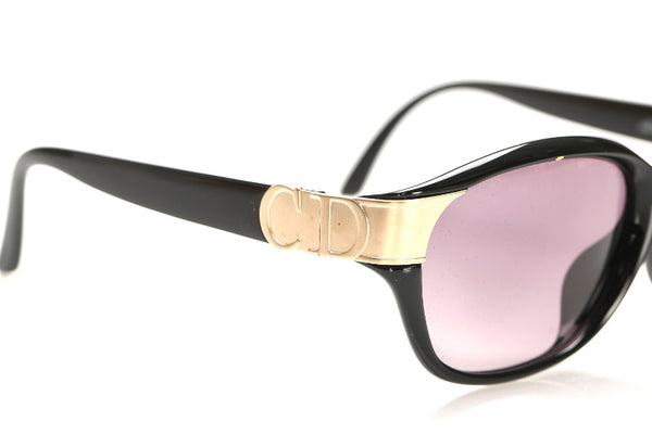 クリスチャンディオール ブラック プラスチック サングラス ユニセックス Christian Dior 中古