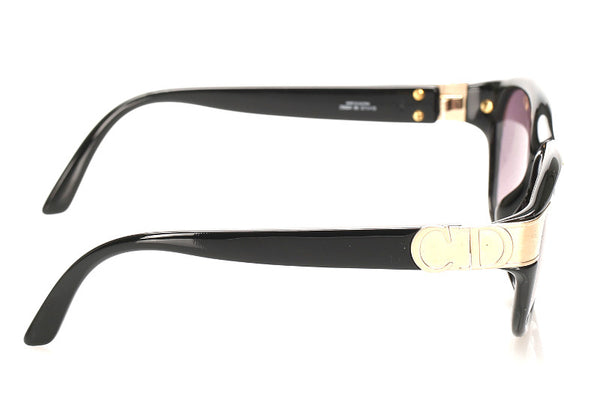 クリスチャンディオール ブラック プラスチック サングラス ユニセックス Christian Dior 中古