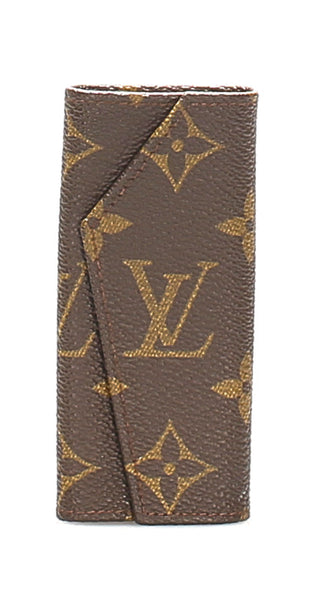 ルイ ヴィトン モノグラム ブラウン PVC レザー キーケース レディース LOUIS VUITTON 中古