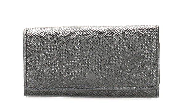 ルイ ヴィトン タイガ ミュルティクレ M30522 ブラック レザー キーケース ユニセックス LOUIS VUITTON 中古