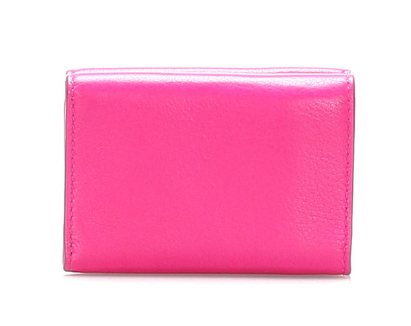 バレンシアガ ピンク レザー コインケース レディース BALENCIAGA 中古