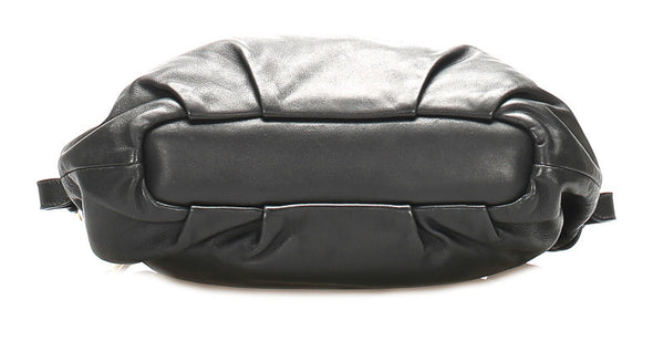 プラダ チェーン ブラック レザー ショルダーバッグ レディース PRADA 中古
