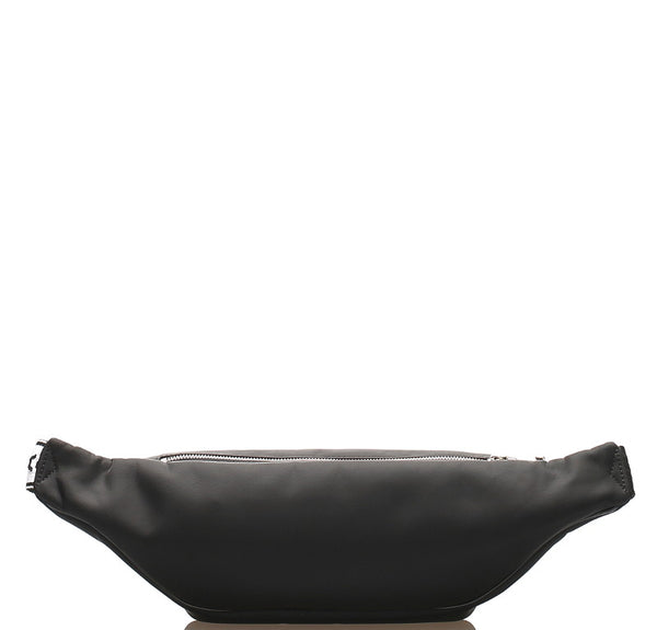 ドルチェアンドガッバーナ ブラック ナイロン レザー ウエストバッグ ユニセックス DOLCE&GABBANA 中古
