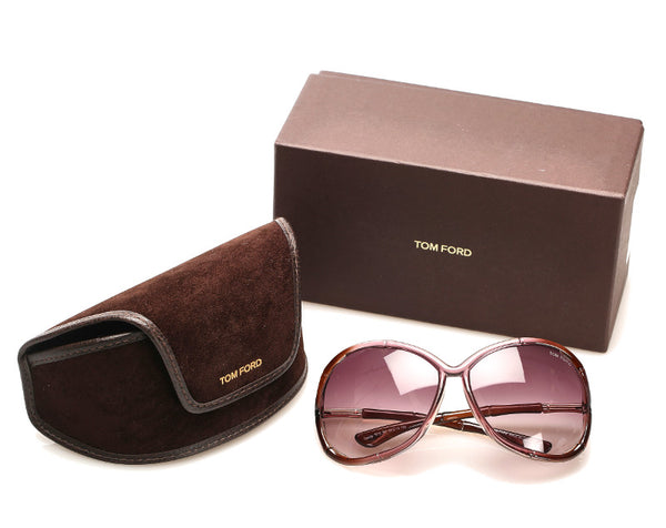 トムフォード ブラウン プラスチック サングラス メンズ TOM FORD 【中古】