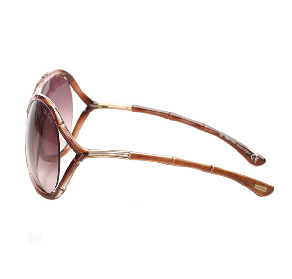 トムフォード ブラウン プラスチック サングラス メンズ TOM FORD 【中古】