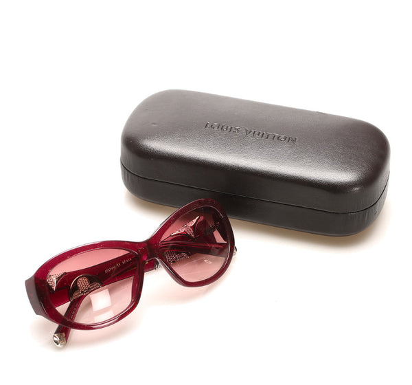 ルイ ヴィトン アイリスPM Z0334E ワインレッド プラスチック サングラス レディース LOUIS VUITTON 中古