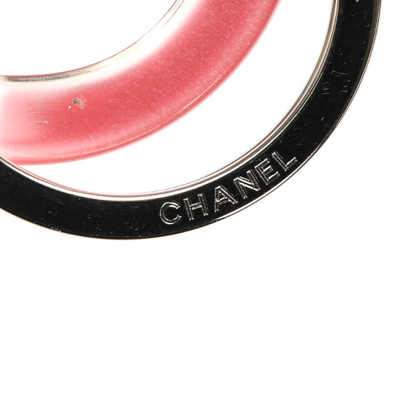 シャネル オレンジ ピンク ホワイト プラスチック ココマーク チャーム レディース CHANEL 中古