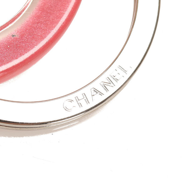 シャネル オレンジ ピンク ホワイト プラスチック ココマーク チャーム レディース CHANEL 中古