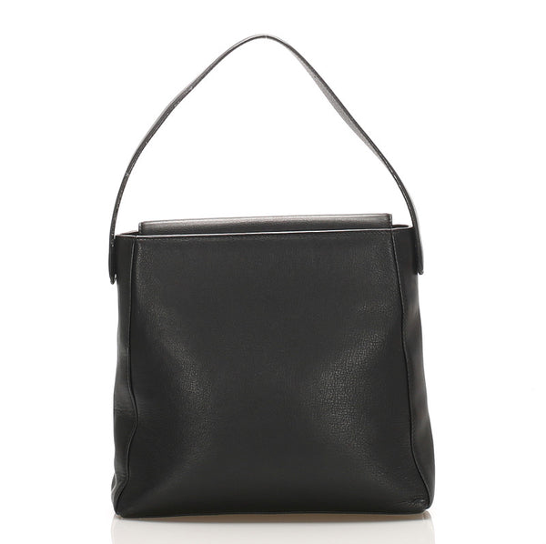 サルヴァトーレフェラガモ BZ-21 8220 ブラック レザー ハンドバッグ レディース Salvatore Ferragamo 中古