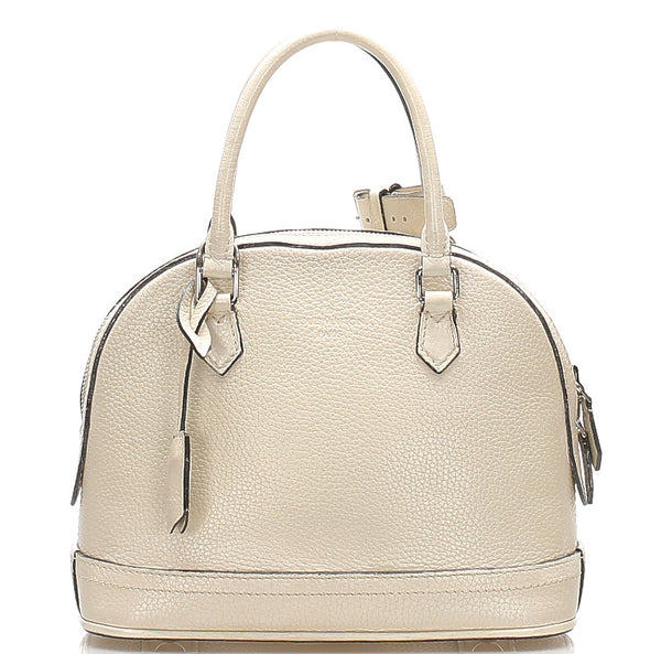 ルイ ヴィトン アルマPPM M48895 アイボリー ブロンカッセ レザー ハンドバッグ ショルダーバッグ 2WAY レディース LOUIS VUITTON 中古