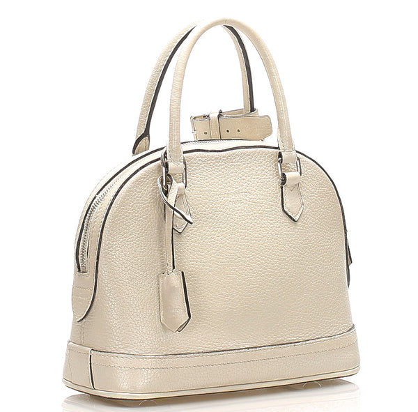 ルイ ヴィトン アルマPPM M48895 アイボリー ブロンカッセ レザー ハンドバッグ ショルダーバッグ 2WAY レディース LOUIS VUITTON 中古