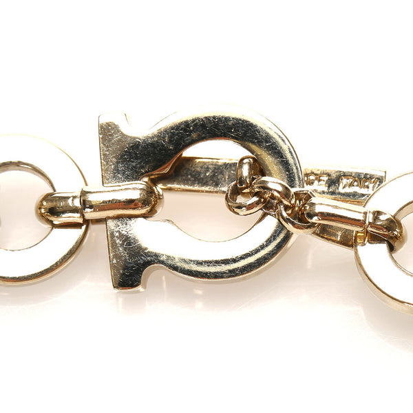 サルヴァトーレフェラガモ ゴールド メッキ ブレスレット レディース Salvatore Ferragamo 中古
