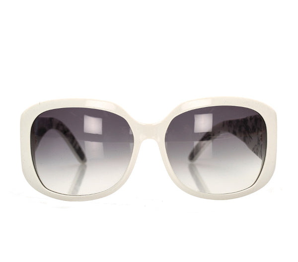 グッチ ホワイト プラスチック サングラス レディース GUCCI 中古
