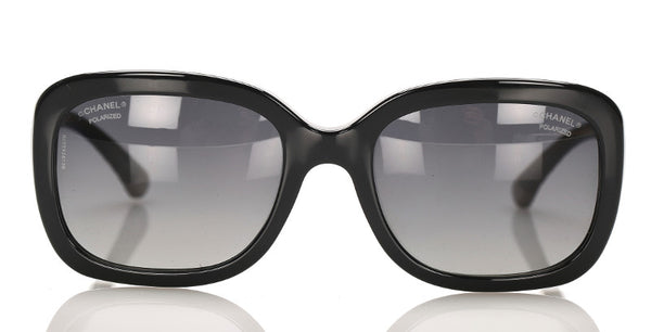 シャネル ココマーク ブラック プラスチック サングラス レディース CHANEL 中古