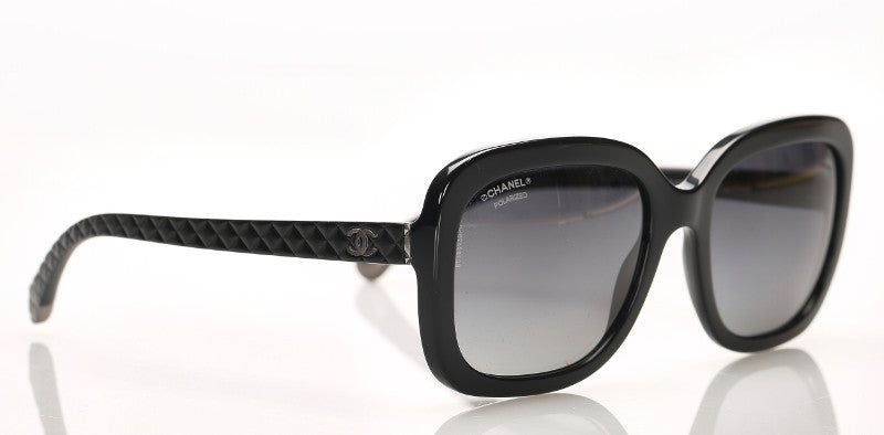 シャネル ココマーク ブラック プラスチック サングラス レディース CHANEL 中古
