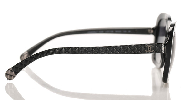 シャネル ココマーク ブラック プラスチック サングラス レディース CHANEL 中古