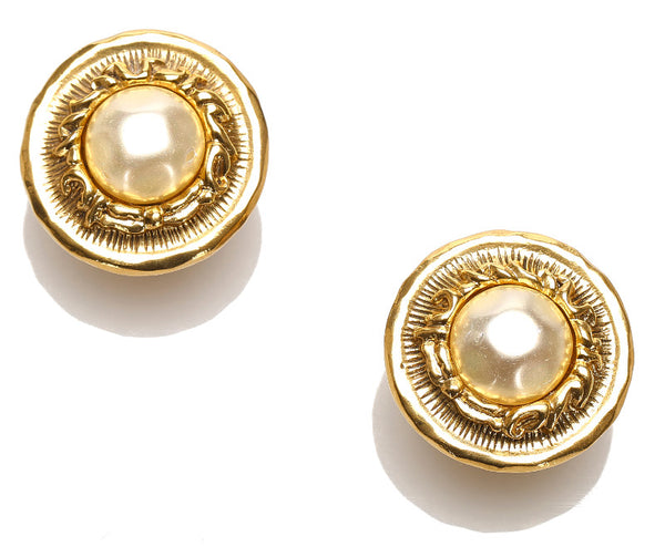 シャネル ゴールド メッキ イヤリング レディース CHANEL 中古