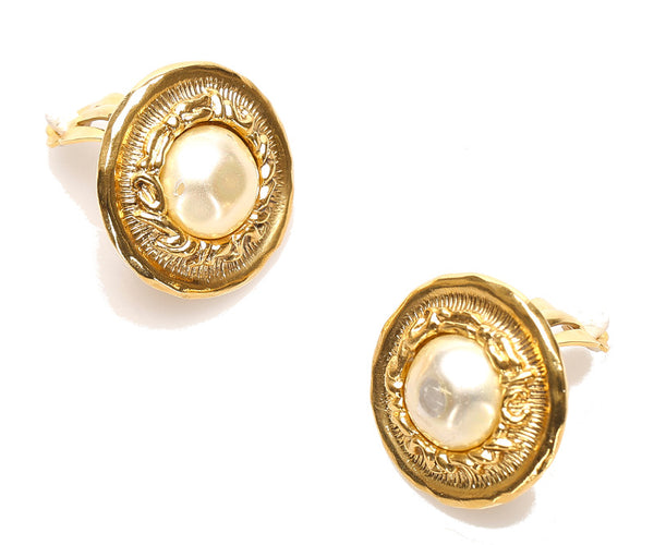 シャネル ゴールド メッキ イヤリング レディース CHANEL 中古