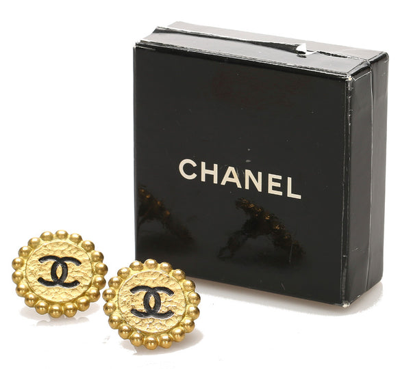 シャネル ゴールド メッキ ココマーク イヤリング レディース CHANEL 中古
