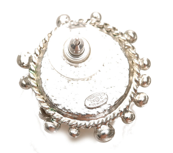 シャネル シルバー メタル ココマーク ピアス レディース CHANEL 中古