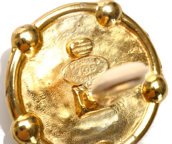 シャネル ゴールド メッキ ココマーク イヤリング レディース CHANEL 中古