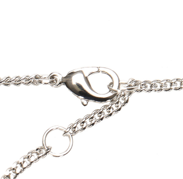 クリスチャンディオール シルバー メタル ネックレス レディース Christian Dior 中古