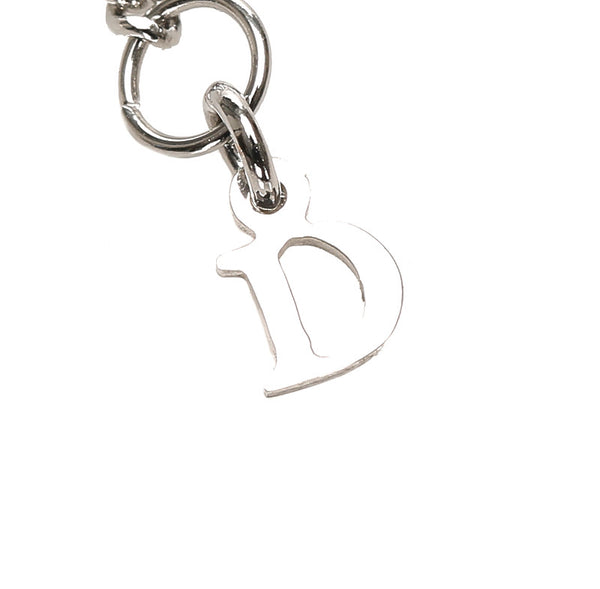 クリスチャンディオール シルバー メタル ネックレス レディース Christian Dior 中古