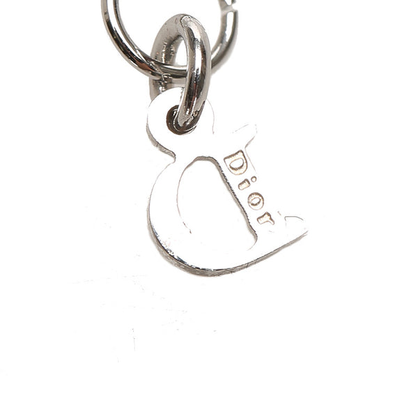 クリスチャンディオール シルバー メタル ネックレス レディース Christian Dior 中古