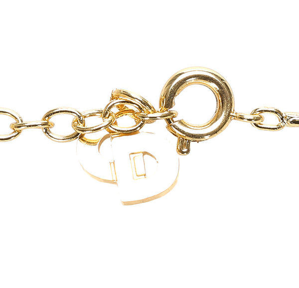 クリスチャンディオール ゴールド メッキ ネックレス レディース Christian Dior 中古