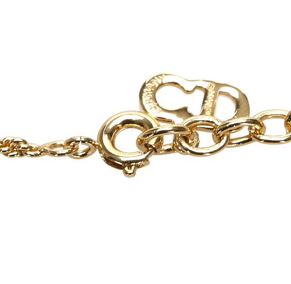 クリスチャンディオール ゴールド メッキ ネックレス レディース Christian Dior 中古