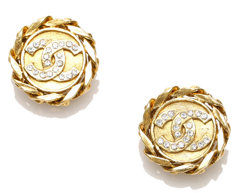 シャネル ゴールド メッキ ココマーク イヤリング レディース CHANEL 中古