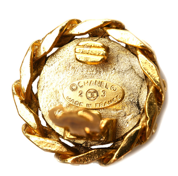 シャネル ゴールド メッキ ココマーク イヤリング レディース CHANEL 中古