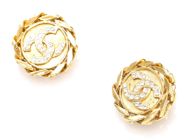 シャネル ゴールド メッキ ココマーク イヤリング レディース CHANEL 中古