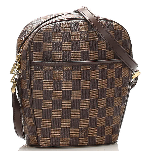 ルイ ヴィトン ダミエ イパネマPM N51294 ブラウン PVC ショルダーバッグ レディース LOUIS VUITTON 中古