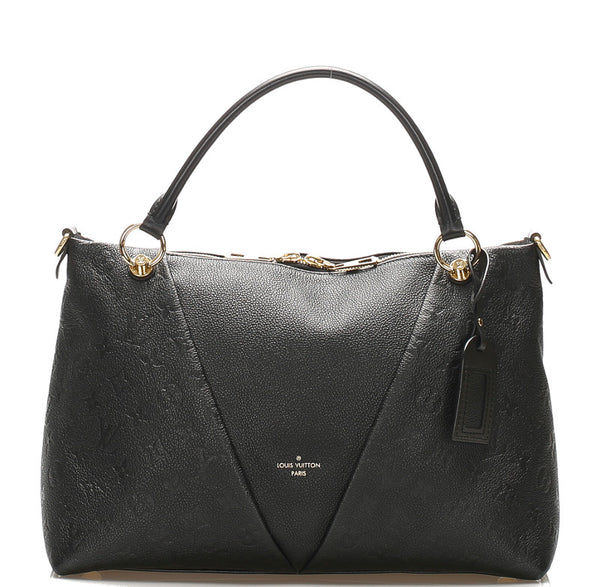 ルイ ヴィトン アンプラント V トート MM M44421 ブラック レザー トートバッグ レディース LOUIS VUITTON 中古