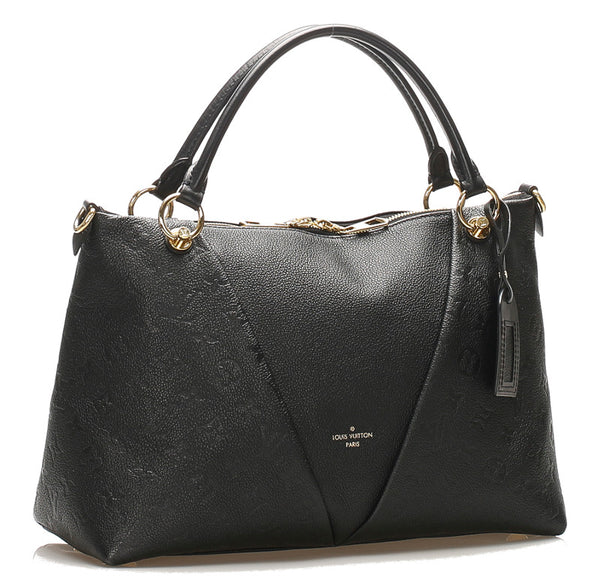 ルイ ヴィトン アンプラント V トート MM M44421 ブラック レザー トートバッグ レディース LOUIS VUITTON 中古