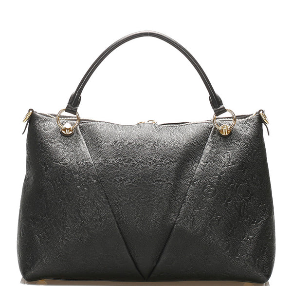 ルイ ヴィトン アンプラント V トート MM M44421 ブラック レザー トートバッグ レディース LOUIS VUITTON 中古