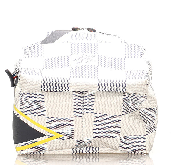 ルイ ヴィトン コースト アメリカズカップ2017 N44017 ホワイト PVC レザー リュック・デイパック ユニセックス LOUIS VUITTON 中古