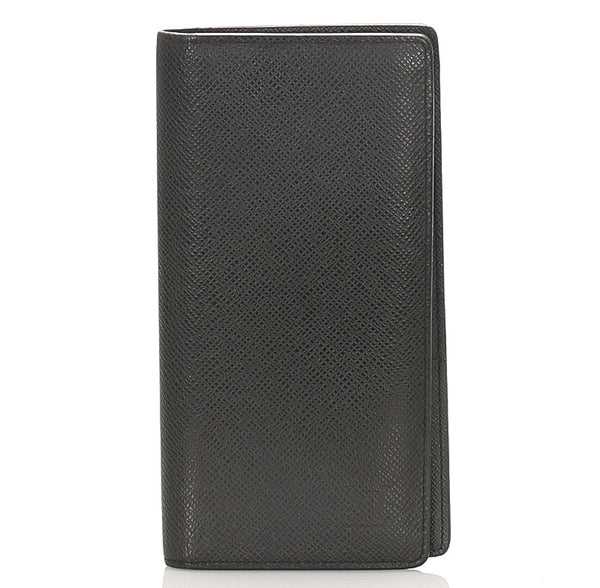 ルイ ヴィトン タイガ ポルトフォイユ・ロン M30541 ブラック PVC 長財布 メンズ LOUIS VUITTON 中古