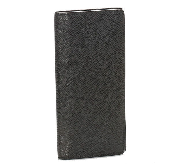 ルイ ヴィトン タイガ ポルトフォイユ・ロン M30541 ブラック PVC 長財布 メンズ LOUIS VUITTON 中古